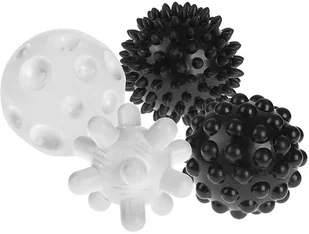 Am Tullo Am Tullo Piłeczki sensoryczne czarno-białe 4szt - Zabawki zręcznościowe - miniaturka - grafika 2