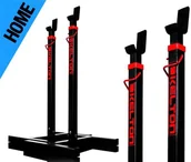 Stojaki na hantle i obciążenia - KELTON Stojaki na sztangę do wyciskania para HS1 HOME czarne 5906874215210 - miniaturka - grafika 1