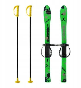 Narty Dla Dzieci Początkujących Do Nauki 90cm - Narty - miniaturka - grafika 2