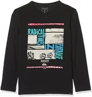 Koszulki dla chłopców - Quiksilver Classic Radical Trip EQBZT03567_Anthracite/Solid_M - miniaturka - grafika 1