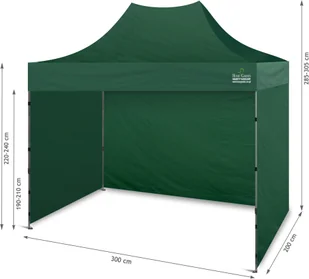 Home&Garden Namiot handlowy 300 x 200 cm zielony 936219 - Pawilony ogrodowe Home&Garden Namiot handlowy 300 x 200 cm zielony 936219 - Pawilony ogrodowe - miniaturka - grafika 10