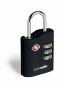 Akcesoria turystyczne - Pacsafe Kłódka turystyczna z systemem TSA Prosafe 700 Czarny - miniaturka - grafika 1