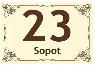 Tabliczka Adresowa z numerem domu tablica 30x20 cm - Numery na dom - miniaturka - grafika 16