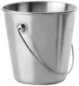 Dzbanki i imbryki - Ibili 711810 wiadro ze stali nierdzewnej, szara, 10 cm 711810 - miniaturka - grafika 1