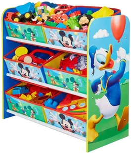 Worldsapart Worldsapart Półka z koszami na zabawki Myszka Mickey - Półki i regały dla dzieci - miniaturka - grafika 5