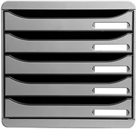 Półki łazienkowe - Exacompta Big-Box Plus Classic PS, jasnoszare 309740D - miniaturka - grafika 1