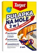 Zwalczanie i odstraszanie szkodników - Target Pułapka Na Mole Spożywcze Ubraniowe 2 Szt. - miniaturka - grafika 1