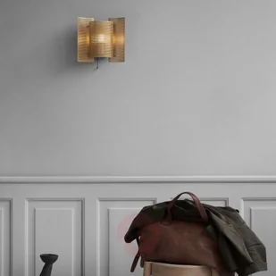 Butterfly Northern Northern perforated lampa mosiężna - Lampy ścienne - miniaturka - grafika 2