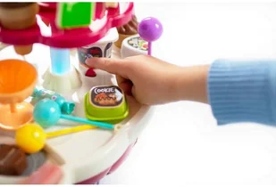 Woopie Lumarko Sklep Food Truck Cukiernia Wózek Stoisko Z Lodami Słodyczami Dźwięk Światło + 36 Akc! 29993 Lek - Zabawy w naśladowanie dorosłych - miniaturka - grafika 10