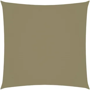 vidaXL Żagiel ogrodowy, tkanina Oxford, kwadratowy, 4 x 4 m, beżowy 135139 - Parasole ogrodowe - miniaturka - grafika 2
