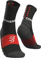 Skarpetki sportowe męskie - Compressport skarpetki biegowe SHOCK ABSORB SOCKS czarne - miniaturka - grafika 1