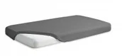 Prześcieradła - Matex Prześcieradło Jersey Premium z gumką ciemnoszare 140x200 mx-140-pjp-045 - miniaturka - grafika 1