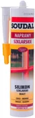 Silikony - Soudal Silikon szklarski 280 ml biały - miniaturka - grafika 1