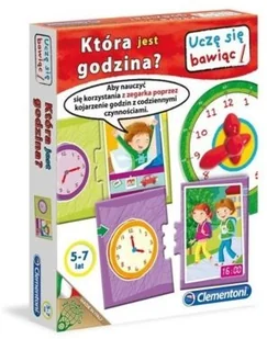 Clementoni Która jest godzina$59 Gra - Gry planszowe - miniaturka - grafika 2