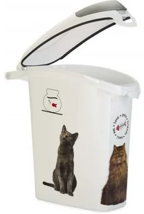 Curver Pojemnik na karmę lub żwirek dla kota 10kg 27L biały 241096 - Pojemniki kuchenne - miniaturka - grafika 2