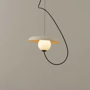 Milan Iluminación Wire lampa wisząca 24 cm kolor norki - Lampy sufitowe - miniaturka - grafika 3