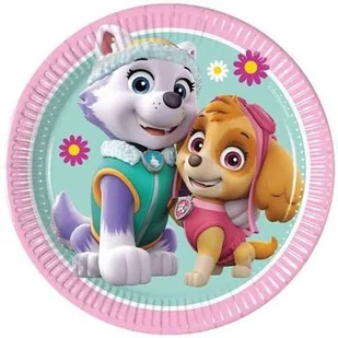 Procos Talerzyki papierowe "Paw Patrol Skye and Everest", PROCOS, 20 cm, 8 szt 90275 - Naczynia i sztućce jednorazowe - miniaturka - grafika 4