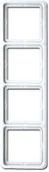 Klawisze i ramki - Jung Poczwórna ramka na włącznik CD 500 (CD 584 WW), - miniaturka - grafika 1
