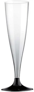 Gold Plast Italy Kieliszki jednorazowe "Szampan Premium" czarne GoldPlast 140 ml 10 szt GP57597-19 - Naczynia i sztućce jednorazowe - miniaturka - grafika 2