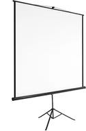 Ekrany projekcyjne - tectake Ekran projekcyjny na statywie - 152 x 152 cm 402513 - miniaturka - grafika 1