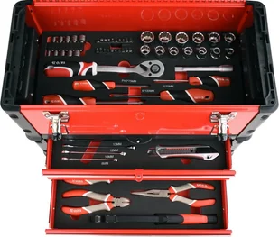 Yato WÓZEK NARZĘDZIOWY 3CZĘŚCIOWY Z NARZĘDZIAMI YT-09104 - Szafy i regały magazynowe - miniaturka - grafika 6