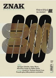 praca zbiorowa Miesięcznik Znak 800 01 2022. Osiem lekcji na 800 - Czasopisma - miniaturka - grafika 2