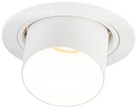 Oprawy, klosze i abażury - QAZQA Inteligentna wpuszczana biała uchylna plamka  w tym WiFi GU10 - Installa - miniaturka - grafika 1