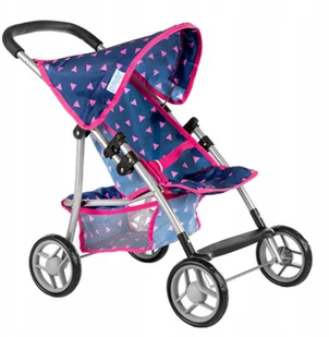 Kinderplay Wózek Dla Lalek Spacerówka Lekki - Wózki dla lalek - miniaturka - grafika 7