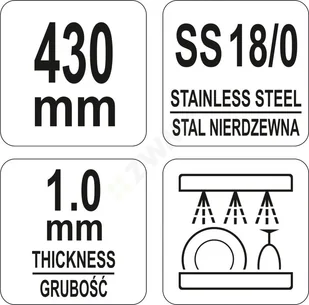 Yato SZPATUŁA 300MM YG-02411 - Wózki na żywność - miniaturka - grafika 3