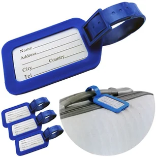 Dunlop Zawieszki identyfikatory na walizkę bagaż Dunlop x3 E-10387 - Akcesoria turystyczne - miniaturka - grafika 2