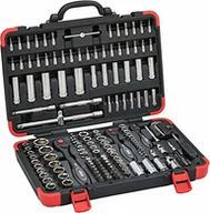 Zestawy narzędziowe - Vigor V2461N zestaw kluczy nasadowych (172 pojedyncze elementy, w tym grzechotki przełączające, przedłużki, różne klucze nasadowe i bity) - miniaturka - grafika 1