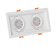 Lampy sufitowe - Spectrum MDD MINI DUE GU10 x 2 Biała SLIP002006 SLIP002006 - miniaturka - grafika 1