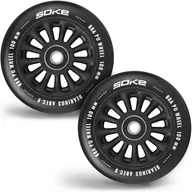 Akcesoria do skatingu - SOKE Kółka do hulajnogi W100 mm czarne 2 szt. - miniaturka - grafika 1
