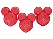 Formy do ciast - FOREMKA FORMA SILIKONOWA -MYSZKA MIKI 3 szt - miniaturka - grafika 1