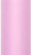 Pasmanteria - PartyDeco Tiul gładki, różowy jasny, 0,15 x 9 m TIU15-081 - miniaturka - grafika 1