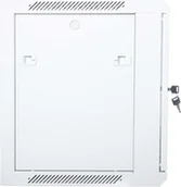 Szafy rack - Digitus Szafka wisząca 19 12U 600x600mm drzwi metalowe RAL7035 (DN-W19 12U/600/MD) - miniaturka - grafika 1