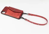 Etui i futerały do telefonów - 4smarts 4 inteligentne etui ochronne LAVAVIK Cross-Body z paskiem na rękę i paskiem do zawieszenia do iPhone Xs, czerwone 861360 - miniaturka - grafika 1