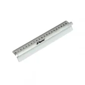 Linijki, ekierki - Leniar LINIJKA ALUMINIOWA Z UCHWYTEM 20CM. - miniaturka - grafika 1