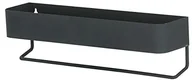 Wieszaki łazienkowe - Sealskin borsukowe BRIX drążek na ręczniki z półką Czarny 362473419 - miniaturka - grafika 1