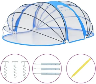 vidaXL Lumarko Kopuła basenowa, 530 x 410 x 205 cm! 92795 - Akcesoria do basenów - miniaturka - grafika 2