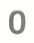 Numery na dom - Numer domu ze stali nierdzewnej 0, 2D płaski - miniaturka - grafika 1