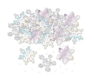 Pozostałe akcesoria świąteczne - Konfetti Śnieżynki - 14g - miniaturka - grafika 1