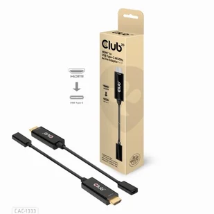 Club 3D Adapter CAC-1333 HDMI to USB-C 4K60Hz Active Adapter M/F CAC-1333 - Adaptery i przejściówki - miniaturka - grafika 3