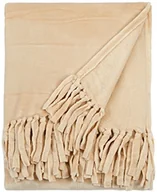 Narzuty - Eurofirany koc/FLA/Flavia, z mikrofibry, beżowy, 170 x 210 x 1 cm 137285 - miniaturka - grafika 1