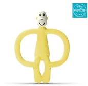 Gryzaki dla dzieci - Matchstick Monkey Matchstick Monkey Banana Gryzak Masujący ze szczoteczką - miniaturka - grafika 1