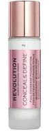 Podkłady do twarzy - Makeup Revolution Conceal &amp; Define Full Coverage Foundation - Podkład w sztyfcie - F0 MAKDCPSZ-WSZ-01 - miniaturka - grafika 1