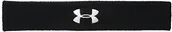 Pozostały sprzęt i akcesoria do ćwiczeń - Under Armour mężczyzn Sportswear dzięki swojemu stylowi UA Performance Headband opaska na czoło, czarny, jeden rozmiar 1276990 - miniaturka - grafika 1