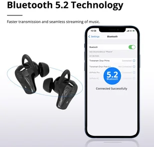 Tronsmart Tronsmart Onyx Prime QCC3040 TWS Bluetooth Headset 466520PL2GA - Słuchawki - miniaturka - grafika 12