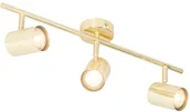Lampy sufitowe - QAZQA Nowoczesny spot mosiądz 3-źródła światła - Jeana - miniaturka - grafika 1