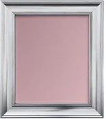 Ramki na zdjęcia - NA FRAMES BY POST FRAMES BY POST Scandi postarzana srebrna ramka zdjęcia z różową podkładką 45 x 30 cm VB00PUQKOEG - miniaturka - grafika 1